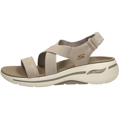 Skechers Go Walk Arch Fit Zandal - Tre - Dames Sandalen - Taupe
