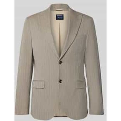 Slim fit 2-knoops colbert met klepzakken