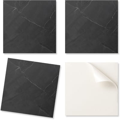 Zelfklevende vinyltegels met elegant marmerpatroon, 20x20x20 cm