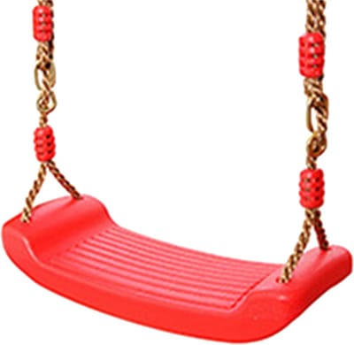 Schommelstoel Zitting - Hangstoel Kinderen - Buiten Spelen - Hoge Dichtheid Materiaal - 10x19x10 cm - Rood