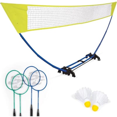 ApexArte® Complete Badminton Set - Draagbaar Badminton Net