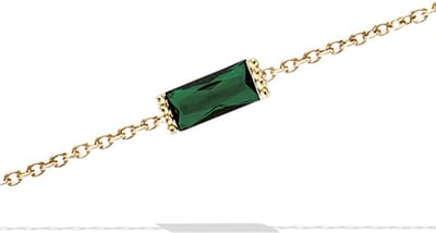 CHIVAL Armband 18K Verguld Goud "Jade" – Elegant, Luxe, Sieraad, Steen, Groen, Tijdloos, Cadeau voor Haar, Liefde, Geschenk, Romantiek, Love, Geschenkverpakking