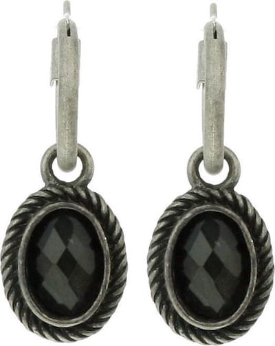 Behave - Oorringen - Vintage stijl - Zwart accent - Tijdloze look