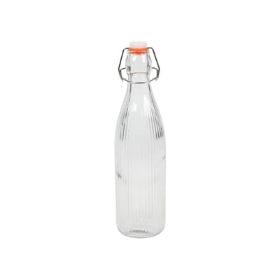 Fles m/stop - 27 cm - 500 ml - Lijnen