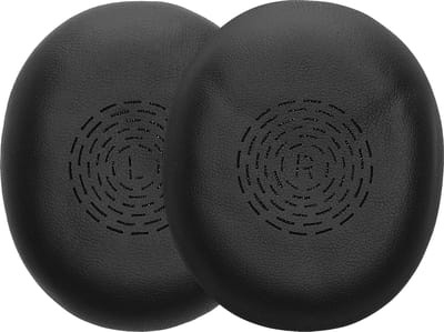 kwmobile 2x oorkussens geschikt voor Jabra Evolve2 65 Flex - Earpads voor koptelefoon in zwart