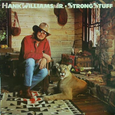 LP HANK WILLIAMS JR.  Strong Stuff 60223 Elektra 1983 VS Rock Gebruikt