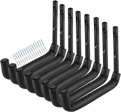 8 Pack Garage Opslag Haken - Heavy Duty Ladder en Utility Hanger