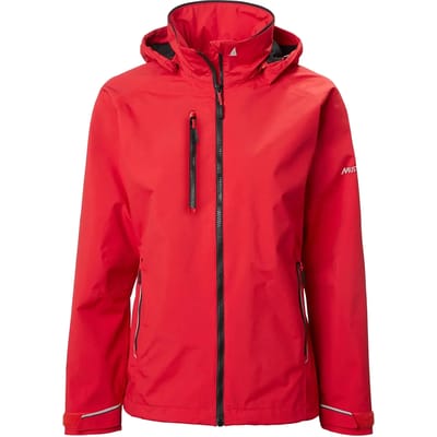 Rode dames regenjas Sardinia 2.0 van Musto L