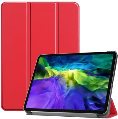 Tri-fold smart case hoes voor iPad Pro 11 (2020 / 2021) - rood