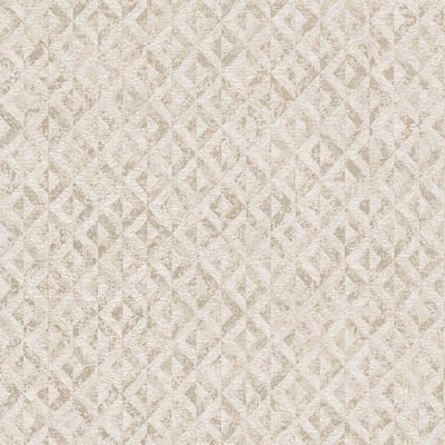 Grafisch behang Profhome 395052-GU vliesbehang gestructureerd met geometrische vormen en metalen accenten wit goud 5,33 m2