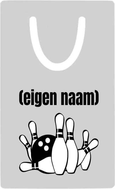 Hacebo® - bowlen kegels met eigen naam metalen boekenlegger - Bowlen - bowlers - iemand die houdt van bowlen - verjaardag - cadeau - kado Bladwijzer boekenleggers - 7.6 cm x 5cm