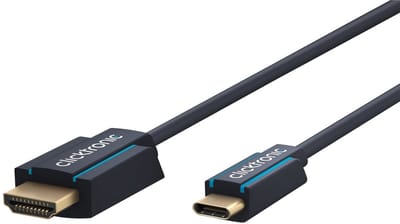 Clicktronic USB-C™ to HDMI™ Adapter Cable 1 m