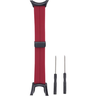 Bracelet de Montre Magnétique pour Suunto Ambit 1 2 2S 2R 3 Sport 3 Peak Réglable Étanche Fermoir Pliant rouge vin