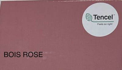 Hoeslaken Tencel - Katoen 160x200 kleur Bois Rose