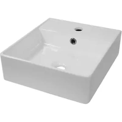 Sensea Waskom Square - Keramiek - Vierkant - Wit - 37x42x12cm