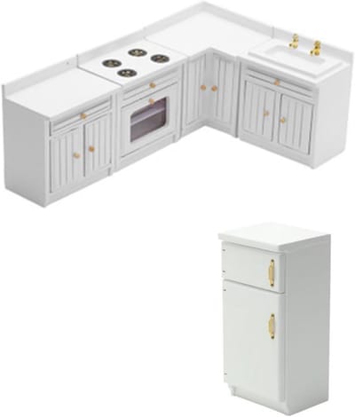 Collectible Miniatuur Aanrecht Aanrecht Wastafel Voor Poppenhuizen Styling Aanrecht Aanrecht Met Aanrecht Voor Pretend Play