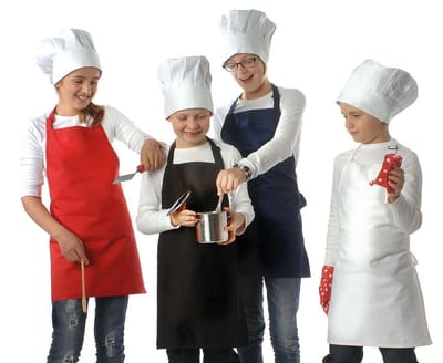 Koksmuts - kinderen - Wit - Katoen - 2 stuks onbedrukt