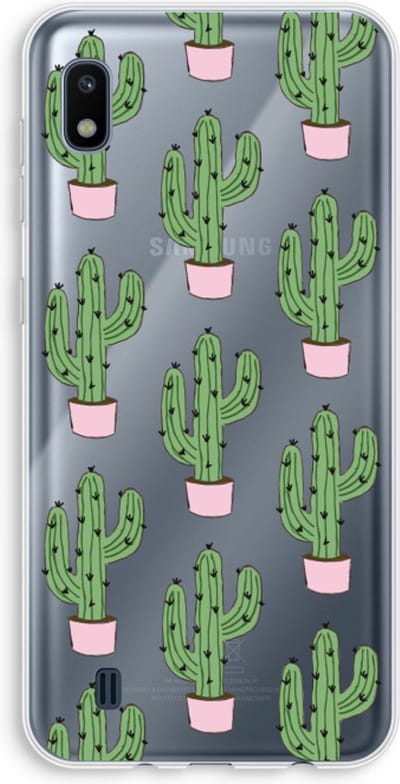Case Company® - Hoesje geschikt voor Samsung Galaxy A10 hoesje - Cactus Lover - Soft Cover Telefoonhoesje - Bescherming aan alle Kanten en Schermrand