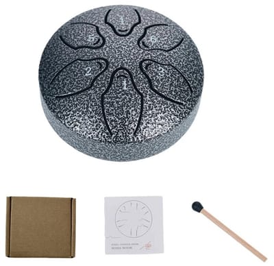 Nivard Handpan - Tongue Drum - Steel - Regen - Klankschaal - Navy Blue