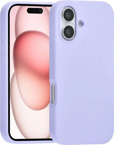 Multimedia & Accessoires Premium Siliconen TPU Back Cover Case Hoesje geschikt voor Apple iPhone 16 – Paars – Zachte Plastic – Soft Case