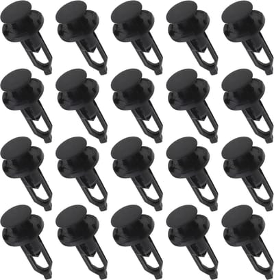 Dailygoody - Autopaneel Bumperrooster Clips - Vervangingsset - Zwart - Trim Clips - Perfect voor Citroen C1 en Toyota Aygo - 20 stuks