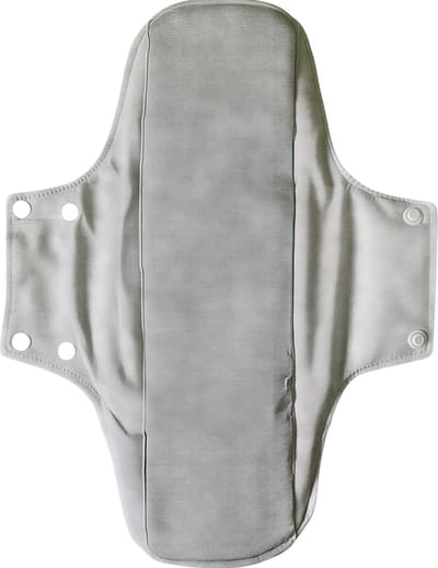 Katoenen Lekvrije Luiers en Inlegkruisjes – Grijs – Wasbare Sanitaire Pads voor Volwassenen, Postpartum en Ouderen – Absorberende Onderbroekpads en Menstruatiebescherming, Comfortabel en Herbruikbaar