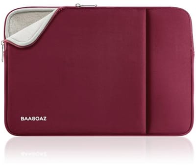 Laptophoes 14 Inch - Beschermende Sleeve voor Laptops, Notebooks en Chromebooks in Rood