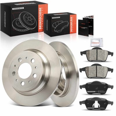 Frankberg 2x remschijven 4x remblokken achteras voor Volvo