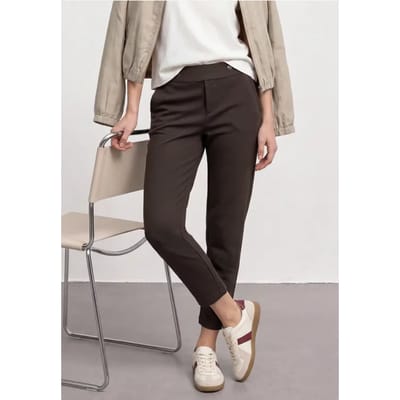 Slim Leg-broek met Loose Fit-pasvorm van scuba-kwaliteit