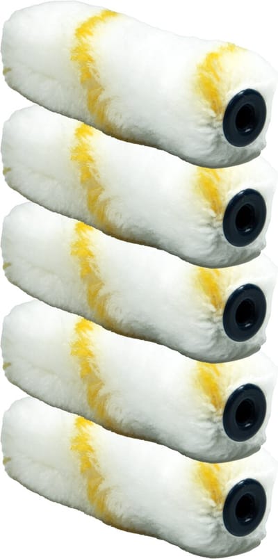 DULA Verfrollers - Vachtrollers - 10cm - Reserve Perlon - 5 Stuks