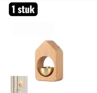 1 stuk - Deurbelsets - Dopamine Deurbel / Windbel – Magnetische Koperen Bel voor Entree en Koelkast - Pijlvorm