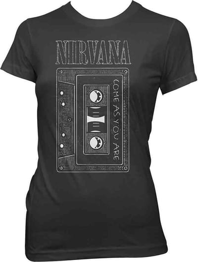 Nirvana - As You Are Tape Dames T-shirt - 2XL - Zwart