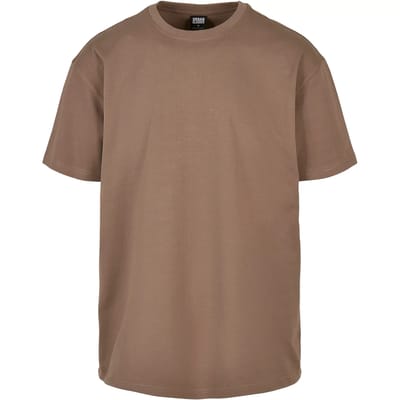 Urban Classics - Heavy Oversized Heren Tshirt - 5XL - Beige/Groen