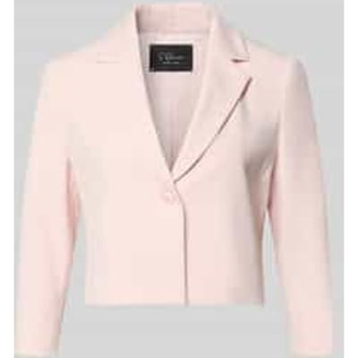regular fit korte blazer met reverskraag