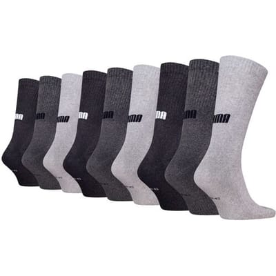 Puma Sportsokken Cushioned New Generation - 9 paar - Grey - Maat 39/42