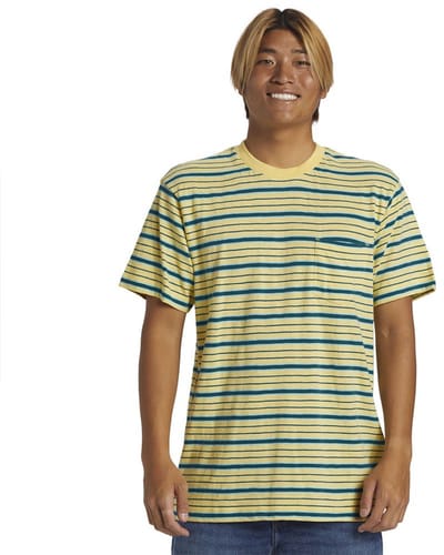 Quiksilver Tube T-shirt Met Korte Mouwen Geel L Man