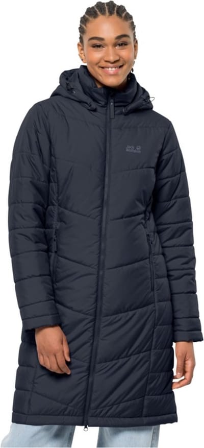 Jack Wolfskin North York Coat Women - Outdoorjas - Dames - Blauw - Maat XXL