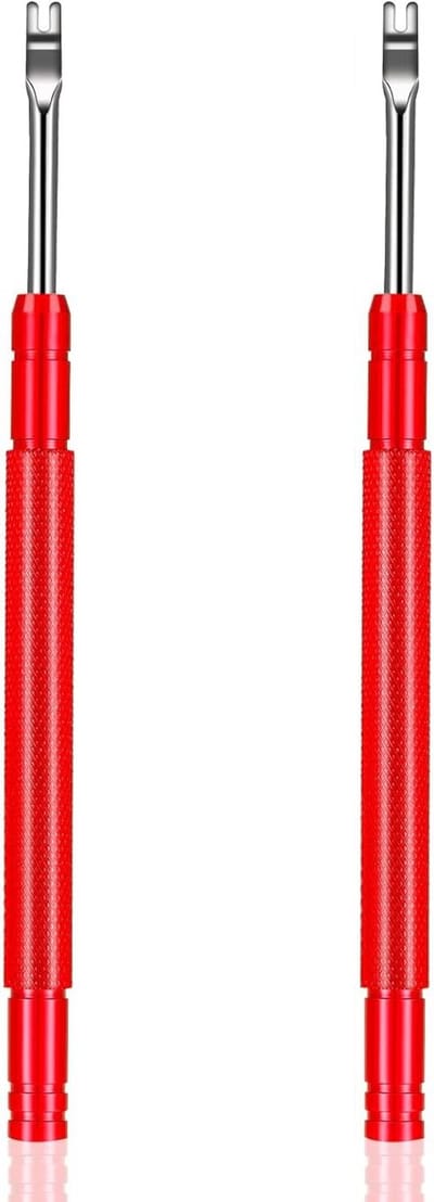 2 Stuks Uurwijzer Verwijderaar, Horloge Haak Uurwijzer Verwijderingslepel, Horloge Reparatie Tool voor Beweging en Handverwijdering