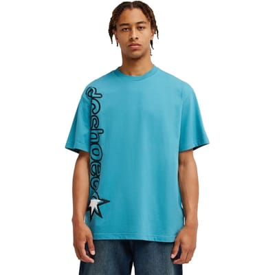 Dc Shoes Shock Side T-shirt Met Korte Mouwen Blauw L Man