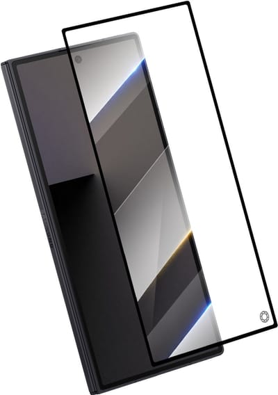 Force Case, Screenprotector geschikt voor Samsung Galaxy Z Fold 7 - 2.5D 9H+ Tempered Glass, Transparant