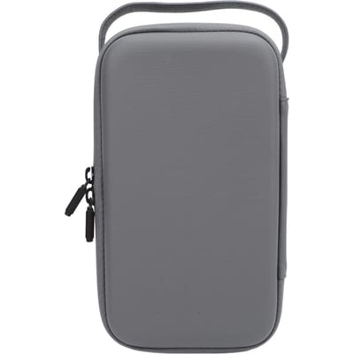 Draagtas voor Pocket 3 PU Leer Waterbestendig Draagbaar Beschermend Actiecamera Reisdoos gray