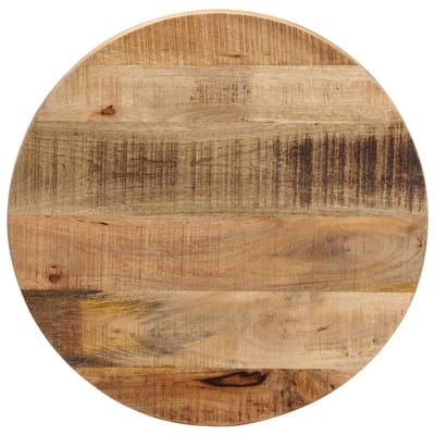 Vidaxl Plateau de Table, Ø 60X1,5 Cm, Rond, Bois de Manguier Massif Brut