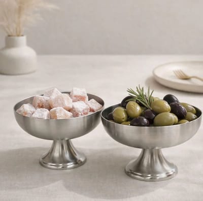 Bavary Aura RVS Stalen Snack Bowls 150ML