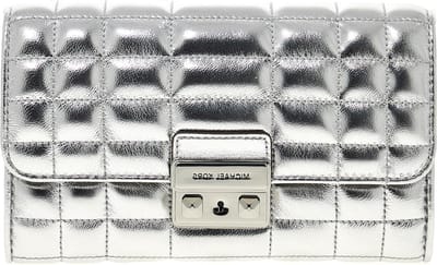 Handtas - Schoudertas Dames - Dagelijks Gebruik - Met Rits - 45 x 35 x 5 cm - Zilver