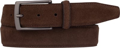 Presly & Sun Heren - Leren riem - Bruin - 85cm