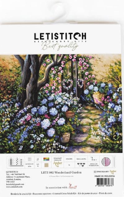 Leti Stitch Wonderland Garden borduren (pakket) 982