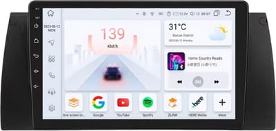Autoradio met bluetooth - Carplay - Voor BMW 5-Serie E39 , E53 X5 & M5 (1995-2003) - Geschikt voor Apple en Android - Stereo - Navigatie - Navigatiesysteem auto - 6GB 64GB