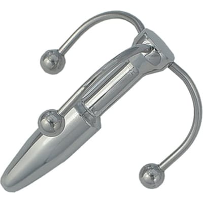 Metalen Penisplug 6 mm met eikel stimulatie
