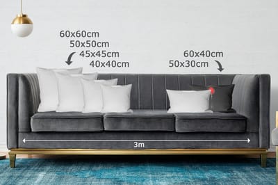Sierkussens - Kussentjes Woonkamer - 60x40 cm - Zwart - Lepel - Caviar