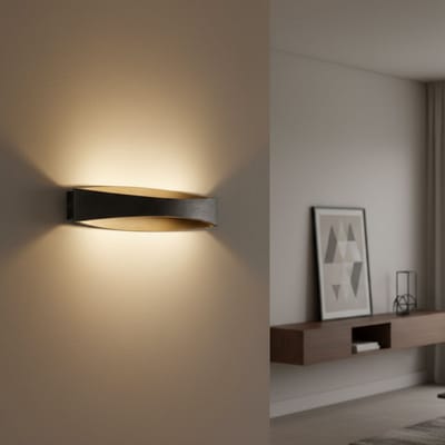 Wandlamp | 35 cm | medusa wandlampen | ingebouwd LED | goud zwart | aluminium metaal | moderne design trendy decoratieve verlichting